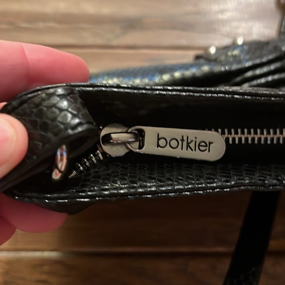 Botkier Black Crossbody Bag with Silver Accents - Picture 3 of 7